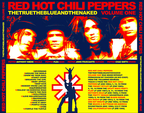 Forrest G Boughner Red Hot Chili Peppers CD packaging design